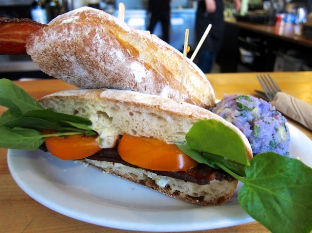 This simple but superb BLT at Magpie Cafe in Sacramento, California was one of the best sandwiches I ate in 2014